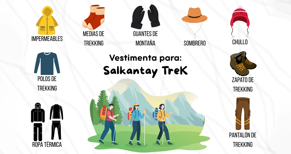 Qué Llevar al Salkantay Trek: Lista Completa de Equipaje 2025 Qué Llevar al Salkantay Trek: Lista Completa de Equipaje 2025